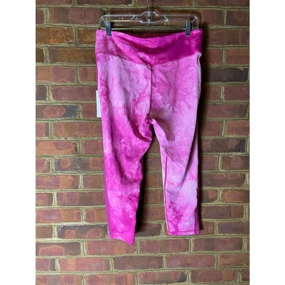 Zyia Fuchsia Hendrix Mesh Light n Tight Hi-rise Capri 20" Leggings NWT - Picture 4 of 7